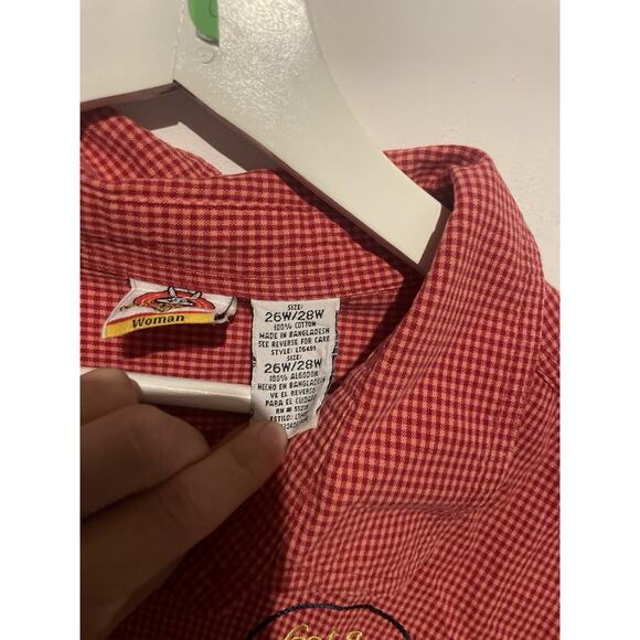 Looney Tunes Women’s Warner‎ Brothers Tweety Bird Button Up Shirt Size 26W / 28W - Picture 5 of 7